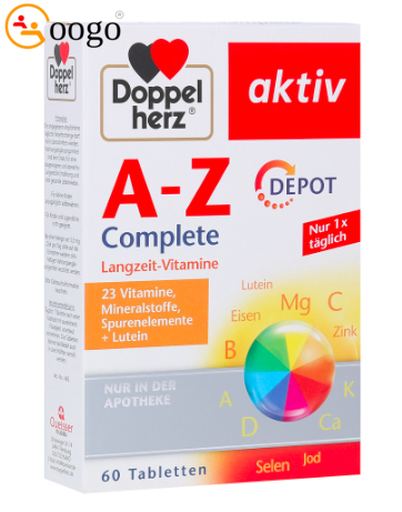 Doppelherz aktiv A-Z Depot Langzeit-Vitamine, 60 Tablets